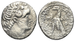 Ptolemäisches Königreich. Ptolemaios II. Philadelphos (282 - 246 v. Chr.).

 Tetradrachme (Silber). Ungesicherte Münzstätte, imitiert Ptolemais (Ake...