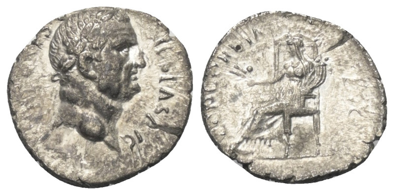 Vespasianus (69 - 79 n. Chr.).

 Denar (Silber). 69 - 70 n. Chr. Ephesus.
Vs:...