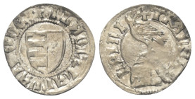 Walachei - Fürstentum. Vladislav I. (1364 - 1377).

 Ducat (Silber).
Typ III.

Vs: + M(oneta) LADISLAI WAIWODE:. Gespaltenes Wappenschild.
Rs: T...
