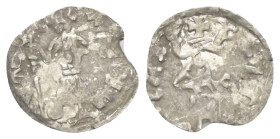 Walachei - Fürstentum. Mircea cel Batran (1386 - 1418).

 Ducat (Silber).
Typ II.

Vs: IW M - [P]VA BO (slawisch). Herrscher mit Lanze und Kreuzg...