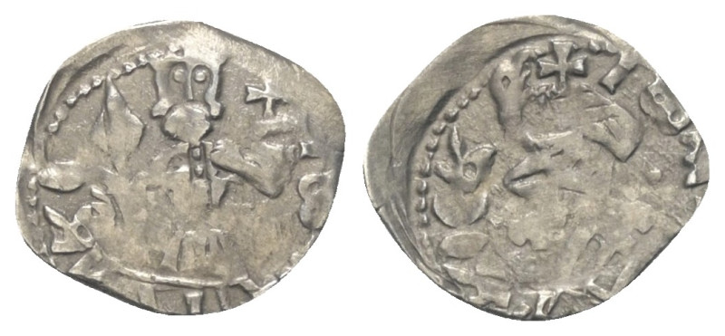 Walachei - Fürstentum. Mihail I. (1418 - 1420).

 Ducat (Silber).
Vs: IW [MXA...