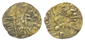 Walachei - Fürstentum. Dan II. (1420 - 1424; 1426 - 1431).

 Ducat (Silber).
Typ Ib.

Vs: IW - DAN ... (Slawisch). Herrscher mit Lanze und Kreuzg...