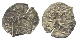Walachei - Fürstentum. Dan II. (1420 - 1424; 1426 - 1431).

 Ducat (Silber).
Typ Ia.

Vs: [IW D] - AN B... (Slawisch). Herrscher mit Lanze und Kr...