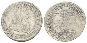 Polen. Königreich. Johann II. Kasimir (1649-1668).

 Sechsgröscher (Szostak, Silber). 1667 TL.
Vs: Bekrönte Büste rechts.
Rs: Wappen, Nominal und ...