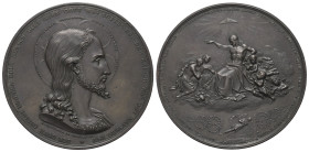 Habsburg und Österreich. Franz Joseph I. (1848 - 1916).

 Medaille (Kupfer). 1854.
Auf das Gedeihen des Kaiserhauses. 
Medailleur: Anton Kalcher i...