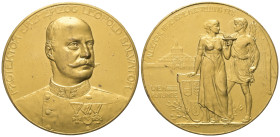 Habsburg und Österreich. Städtemedaillen.

 Medaille (Kupfer vergoldet). 1906.
Wien.

Auf die Allgemeine Hygienische Ausstellung unter dem Protek...
