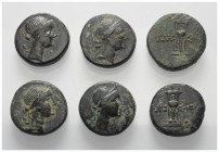 Griechische Münzen - Lots.


Amisos (Pontos).

Lot (6 Stück): Bronze; ca. 2. - 1. Jhdt. v. Chr.

Sehr schön - fast sehr schön.

Verkauft wie ...