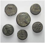 Griechische Münzen - Lots.


Amisos (Pontos) / Sinope (Paphlagonien).

Lot (6 Stück): Bronze; ca. 2. - 1. Jhdt. v. Chr.

Sehr schön - fast sehr...