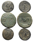 Griechische Münzen - Lots.


Alexander III. (Königreich Makedonien) / Amaseia (Pontos) / Pergamon (Mysien).

Lot (3 Stück): Bronze; ca. 3. - 1. J...