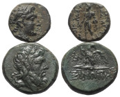 Griechische Münzen - Lots.


Sinope (Paphlagonien) / Prusias II. (Königreich Bithynien).

Lot (2 Stück): Bronze; ca. 2. - 1. Jhdt. v. Chr.

Seh...