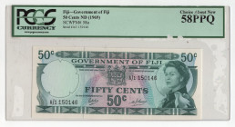 Fiji 50 Cents 1969 (ND) PCGS 58PPQ
P# 58a, N# 206623; # A/1 150146
