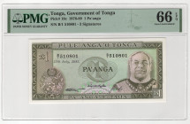Tonga 1 Paanga 1982 PMG 66 Gem Uncirculated EPQ
P# 19c, # B/1 510801