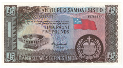 Western Samoa 5 Pounds 2020 (ND)
P# 15CS, N# 215578; # V5767377; UNC