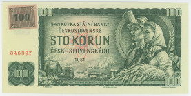 Czech Republic 100 Korun 1961 (1993) (ND)
P# 1c, N# 202294; # G91 846397; UNC