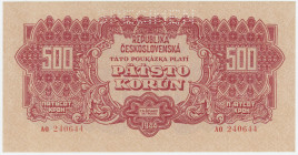 Czechoslovakia 1000 Korun 1944 Specimen
P# 49s, N# 277698; # AO 240644; UNC