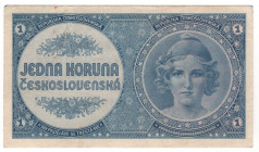 Czechoslovakia 1 Koruna 1946 (ND)
P# 58a, N# 227065; AUNC