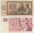 Czechoslovakia 10 - 50 Korun 1960 - 1997
F-VF