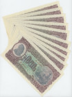 Albania 10 x 1000 Leke 1957 With Consecutive Numbers
P# 32a, N# 207800; UNC-/UNC