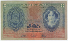 Austria 20 Kronen 1907
P# 10, N# 217745; # 1822 096283; G