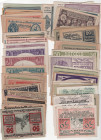 Austria 100 x Notgelds 1920 th
Various States, Denominations, Dates & Motive; XF-UNC