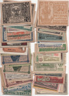 Austria 100 x Notgelds 1920 th
Various States, Denominations, Dates & Motive; XF-UNC