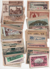 Austria 100 x Notgelds 1920 th
Various States, Denominations, Dates & Motive; XF-UNC