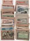 Austria 100 x Notgelds 1920 th
Various States, Denominations, Dates & Motive; XF-UNC