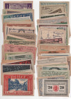 Austria 100 x Notgelds 1920 th
Various States, Denominations, Dates & Motive; XF-UNC