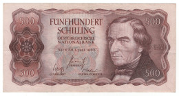 Austria 500 Schilling 1965
P# 139a, N# 226664; # F513472A; VF+