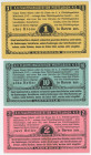 Austria Mistelbach Lot of 3 Notgelds 1916 (ND) Lagergeld
2 Heller - 10 Heller - 1 Krone; UNC