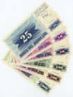 Bosnia & Herzegovina Lot of 6 Banknotes 1992
P# 10 - 15, Various Denominations; XF/AUNC