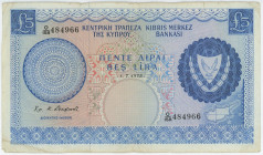 Cyprus 5 Pounds 1975
P# 44c, N# 268923; #Q/158 484966; VF; tears