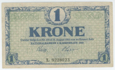 Denmark 1 Krone 1914 1918
P# 12d, N# 205821; # L9228023; UNC-