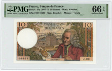 France 10 Francs 1969 PMG 66 EPQ Gem UNC
P# 147c, N# 202853; # J.480 26609
