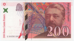 France 200 Francs 1996
P# 159b, N# 204892; # G045814832; UNC
