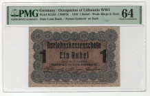 Germany - Empire 1 Rubel 1916 Occupation of Lithuania PMG 64 Choice Uncirculated
#VALUE!