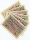 Germany - Weimar Republic 6 x 50000000 Mark 1923
P# 109, N# 203603; Reichsbanknote; XF