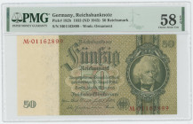 Germany - Third Reich 50 Reichsmark 1933 PMG 58 EPQ Choice About UNC
P# 182b, N# 203641; # M 01162899