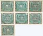 Germany - Third Reich 7 x 1/2 Mark 1944
P# 191, N# 207250; Allied Occupation WWII; UNC