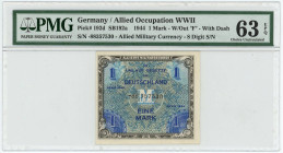 Germany - Third Reich 1 Mark 1944 Allied Occupation PMG 63 EPQ
P# 192d, N# 205023; # -88357530