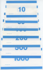 Germany - FRG Lot of 7 Test Notes 1990 - 1992 (ND)
XF+/UNC