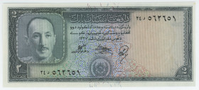 Afghanistan 2 Afghanis 1948 (ND)
P# 28, N# 216047; # 24J 562651; UNC