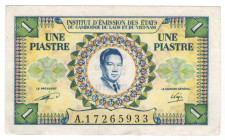 French Indochina Cambodia 1 Piastre 1953 (ND)
P# 93, N# 292410; # A.17265933; XF