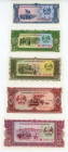 Lao 1 - 5 - 10 - 20 - 50 Kip 1979 - 1988
P# 25 - 29, UNC