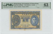 Hong Kong 1 Dollar 1940 -1941 (ND) PMG 63
P# 316, N# 211643; # G/1 074547