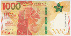 Hong Kong 1000 Dollars 2018
P# 352, N# 248877; # AN296002; UNC