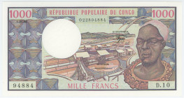 Congo 1000 Francs 1983
P# 3e, N# 258184; # 94884 D.10; UNC