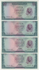 Egypt 4 x 1 Pound 1967
P# 37c, N# 208026; AUNC-UNC