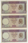 Egypt 3 x 10 Pounds 1964 - 1965
P# 41, N# 208625; VF
