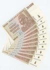 Zimbabwe 10 x 20000 Dollars 2008 With Consecutive Numbers
P# 73, N# 201937; UNC